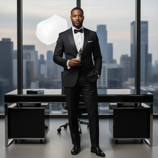 " Black Tuxedo" Body Glow Drip