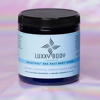 Beautiful Sea Salt "Moisturizing" Body Scrub Luxxy Body