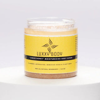 Lemon Honey Moisturizing Body Scrub Luxxy Body